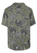 Thumbnail Chemise kaki à coupe droite ornée d'un motif végétal oversize - Image 2