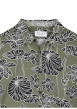 Thumbnail Chemise kaki à coupe droite ornée d'un motif végétal oversize - Image 3