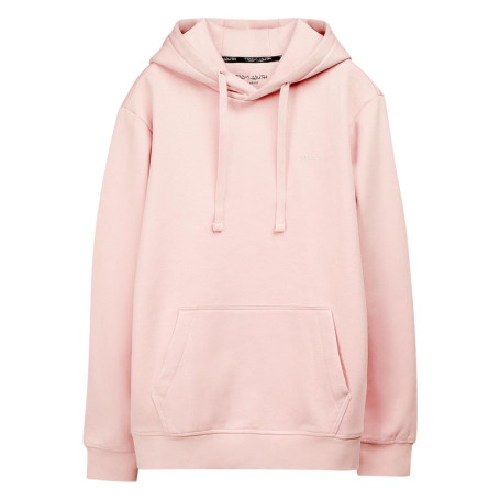 Sweat en coton mélangé rose à coupe droite...