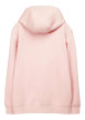 Thumbnail Sweat en coton mélangé rose à coupe droite pourvu d'un col à capuche - Image 2