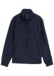 Thumbnail Blouson marine uni avec une coupe droite et des poches zippées à l’avant