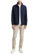 Thumbnail Blouson marine uni avec une coupe droite et des poches zippées à l’avant - Image 5