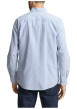Thumbnail Chemise en coton ciel à rayures avec une coupe droite et un col boutonné - Image 4