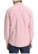 Thumbnail Chemise en coton rose à rayures avec une coupe droite et un col boutonné - Image 3