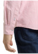 Thumbnail Chemise en coton rose à rayures avec une coupe droite et un col boutonné - Image 5