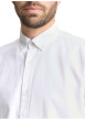 Thumbnail Chemise blanche uni avec un col boutonné et des manches longues - Image 2