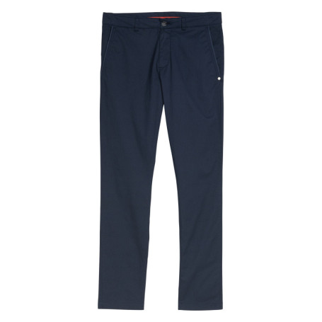 Pantalon chino en coton marine avec une coupe...