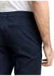 Thumbnail Pantalon chino en coton marine avec une coupe slim et une taille intermédiaire - Image 4