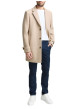 Thumbnail Pantalon chino en coton marine avec une coupe slim et une taille intermédiaire - Image 5