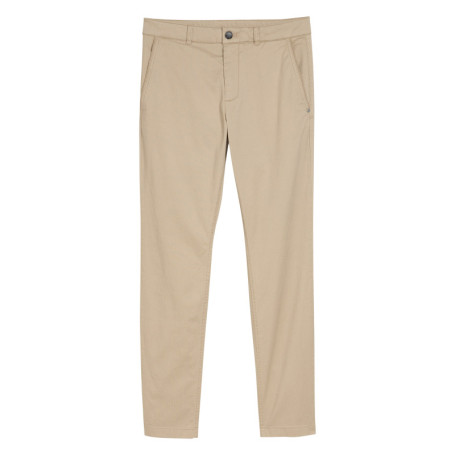 Pantalon chino en coton beige avec une coupe...