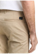 Thumbnail Pantalon chino en coton beige avec une coupe slim et une taille intermédiaire - Image 4