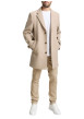 Thumbnail Pantalon chino en coton beige avec une coupe slim et une taille intermédiaire - Image 5