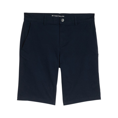 Short Chino en coton marine avec une coupe...