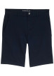 Thumbnail Short Chino en coton marine avec une coupe ajustéeet une taille intermédiaire