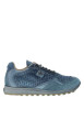 Thumbnail Baskets running en cuir indigo à talon plat avec des aérations sur le pourtour
