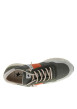 Thumbnail Baskets running en cuir kaki avec des motifs sur la semelle et des lacets ronds - Image 4