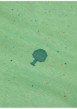 Thumbnail T-shirt en coton vert effet moucheté avec une coupe droite et un col rond - Image 2