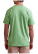 Thumbnail T-shirt en coton vert effet moucheté avec une coupe droite et un col rond - Image 4