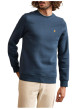 Thumbnail Sweat bleu uni avec une coupe droite et des manches longues - Image 3