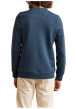 Thumbnail Sweat bleu uni avec une coupe droite et des manches longues - Image 4