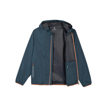Veste imperméable marine unie avec une coupe...