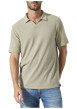 Thumbnail Polo beige uni avec une coupe droite et des manches courtes - Image 2