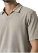 Thumbnail Polo beige uni avec une coupe droite et des manches courtes - Image 5