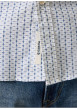 Thumbnail Chemise en coton blanche à motifs imprimés avec une coupe droite - Image 2