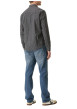 Thumbnail Chemise en coton bleu marine à motifs imprimés avec une coupe droite - Image 4