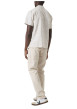 Thumbnail Chemise en coton beige à motifs abstraits imprimés avec une coupe droite - Image 4