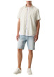 Thumbnail Chemise en coton écrue à imprimé floral avec une coupe droite - Image 5