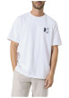 Thumbnail T-shirt en coton blanc uni avec logo imprimé et une coupe droite - Image 3