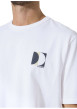 Thumbnail T-shirt en coton blanc uni avec logo imprimé et une coupe droite - Image 6