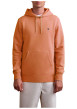 Thumbnail Sweat à capuche brique uni avec une coupe droite et un logo brodé - Image 3