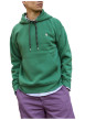 Thumbnail Sweat vert uni avec une coupe droite et des manches longues - Image 3