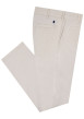 Thumbnail Pantalon chino en coton écru uni avec une coupe slim et un logo bleu brodé - Image 4