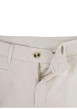 Thumbnail Pantalon chino en coton écru uni avec une coupe slim et un logo bleu brodé - Image 5