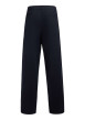 Thumbnail Pantalon bleu foncé à coupe droite pourvu d'un cordon de serrage à la taille - Image 2