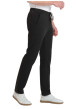 Thumbnail Pantalon Malo en coton mélangé noir coupe droite pourvu d'une taille élastiquée - Image 5
