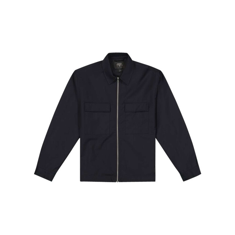 Le Temps Des Cerises - Blouson Marine à Coupe Ajustée Pourvu D'une Fermeture Zippée - Bleu Foncé