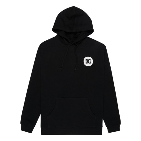 Sweat en coton mélangé noir uni avec une coupe...