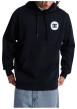 Thumbnail Sweat en coton mélangé noir uni avec une coupe droite et une capuche - Image 3
