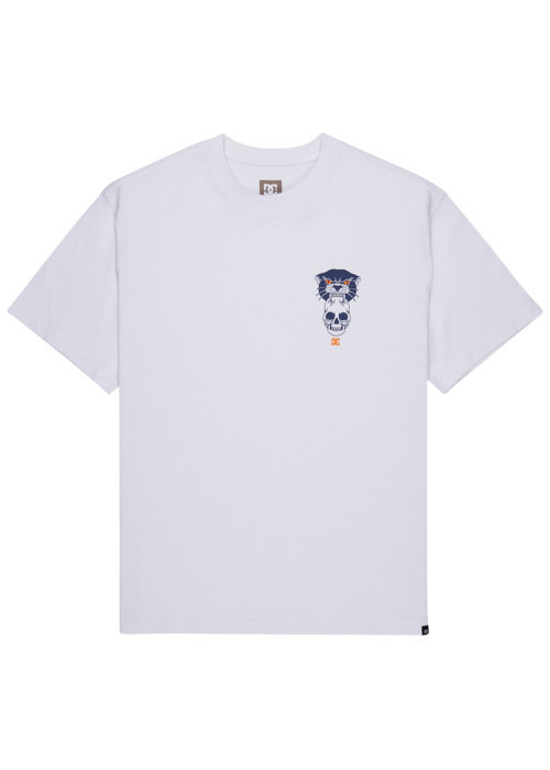 T-shirt en coton blanc uni avec une coupe...