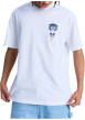 Thumbnail T-shirt en coton blanc uni avec une coupe droite et un col rond - Image 3