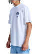 Thumbnail T-shirt en coton blanc uni avec une coupe droite et un col rond - Image 5