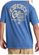 Thumbnail T-shirt en coton bleu marine uni avec une coupe droite et un col rond - Image 4