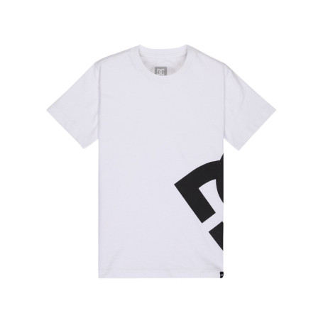 T-shirt en coton blanc uni avec des manches...