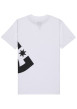 Thumbnail T-shirt en coton blanc uni avec des manches courtes et un col rond - Image 2