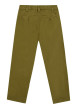 Thumbnail Pantalon chino en coton kaki uni avec une coupe bootcut et un logo brodé - Image 2