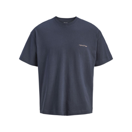 T-shirt en coton anthracite imprimé avec une...